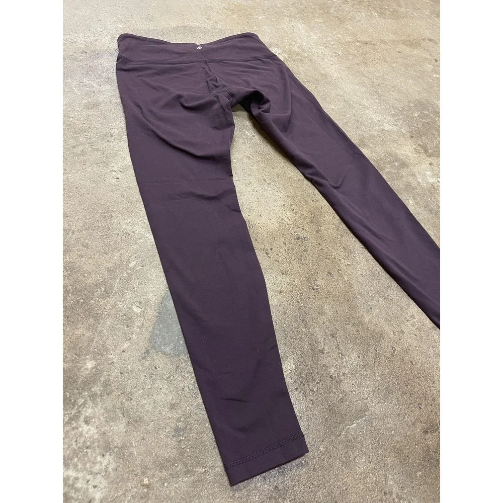 Lululemon Leggings‎ Womens 4 Purple High Rise Yoga Athletic Stretch Pants Ankle